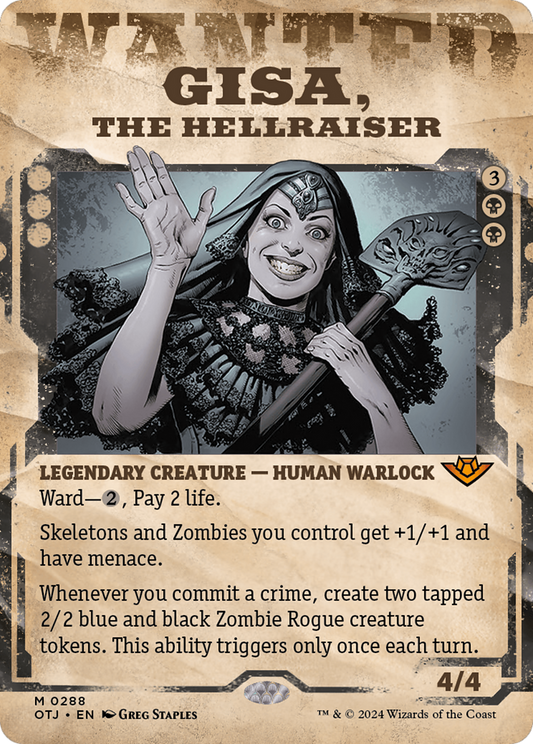 Gisa, the Hellraiser | Outlaws of Thunder Junction #288 [foil]
