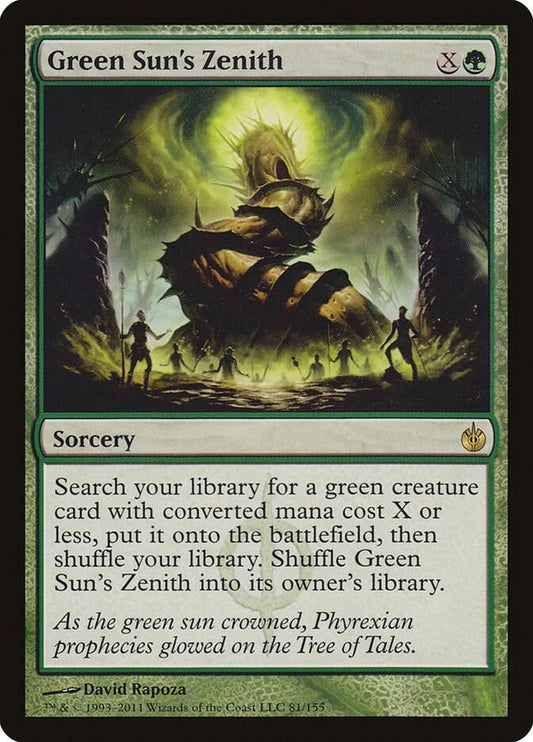Green Sun's Zenith | Mirrodin Besieged #81