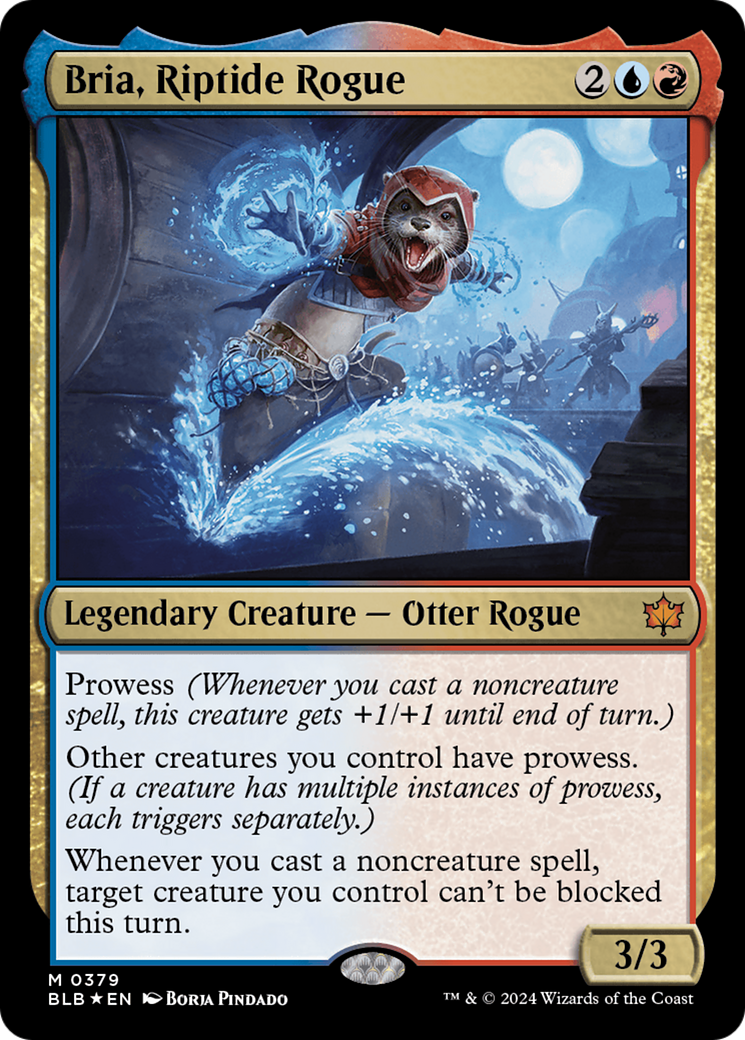 Bria, Riptide Rogue | Bloomburrow #379 [foil]