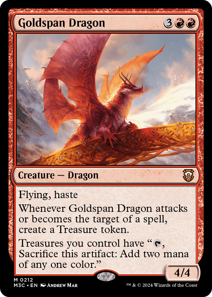 Goldspan Dragon | Modern Horizons 3 Commander #212