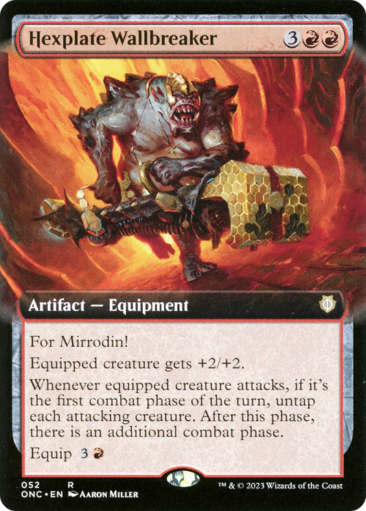 Hexplate Wallbreaker | Phyrexia: All Will Be One Commander #52