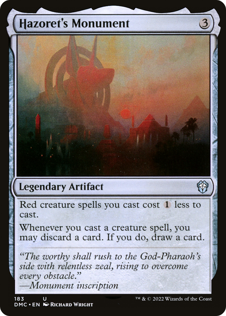 Hazoret's Monument | Dominaria United Commander #183