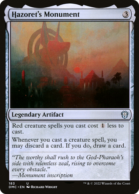 Hazoret's Monument | Dominaria United Commander #183