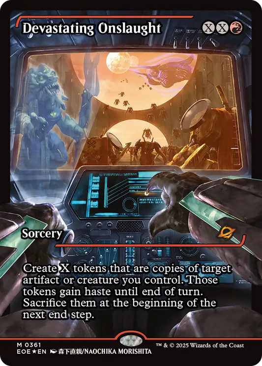 Devastating Onslaught | Edge of Eternities #361 [foil]