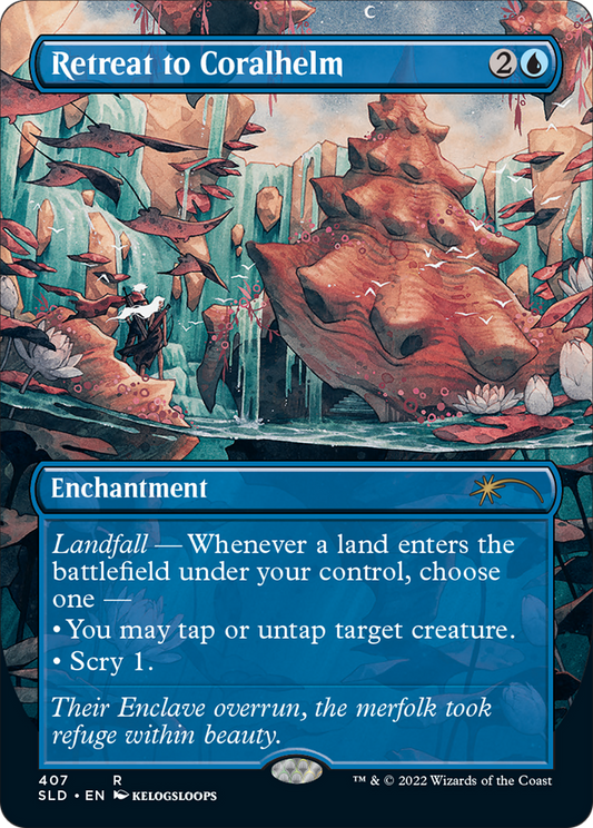 Retreat to Coralhelm | Secret Lair Drop #407 [foil]