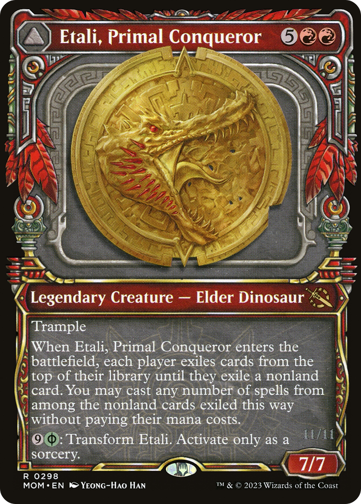 Etali, Primal Conqueror // Etali, Primal Sickness | March of the Machine #298 [foil]