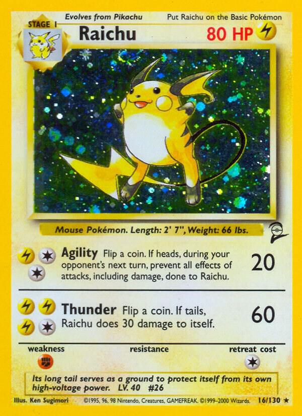 Raichu | Base Set 2 #016/130