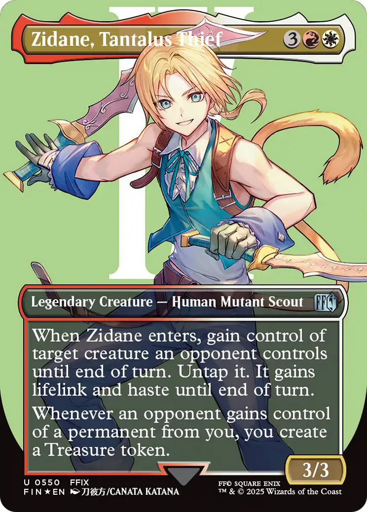 Zidane, Tantalus Thief | Final Fantasy #550 [foil]
