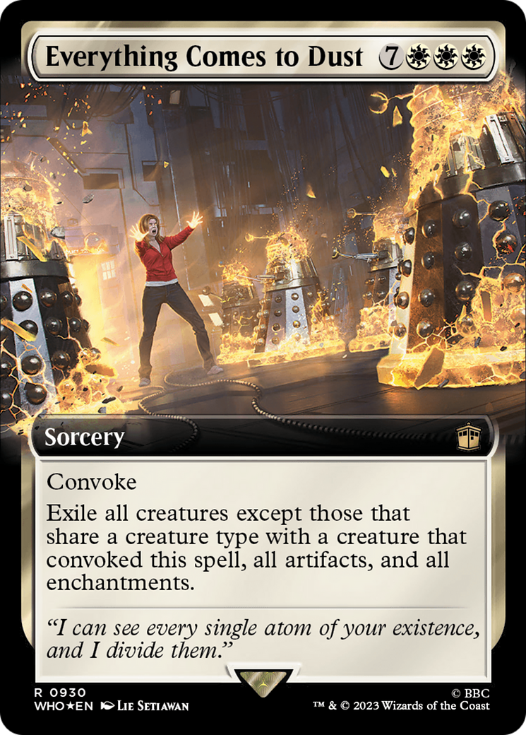 Everything Comes to Dust | Doctor Who #930 [foil]