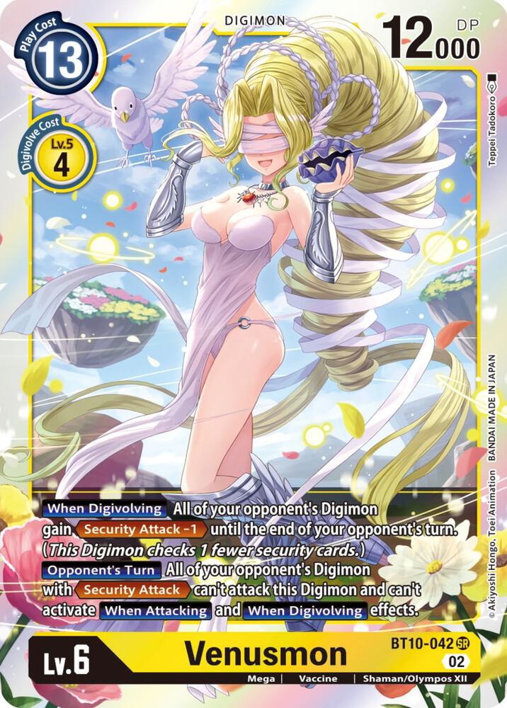 Venusmon | Xros Encounter #BT10-042 SR