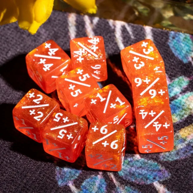 Glitter Counter Dice (12mm D6)