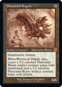 Wurmcoil Engine (Schematic) | The Brothers' War: Retro Frame Artifacts #126