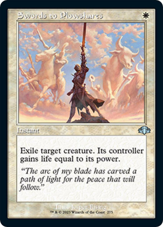 Swords to Plowshares (Retro Frame) | Dominaria Remastered #275