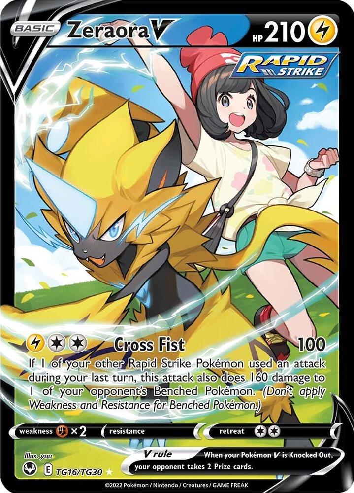 Zeraora V | SWSH12: Silver Tempest Trainer Gallery #TG16/TG30