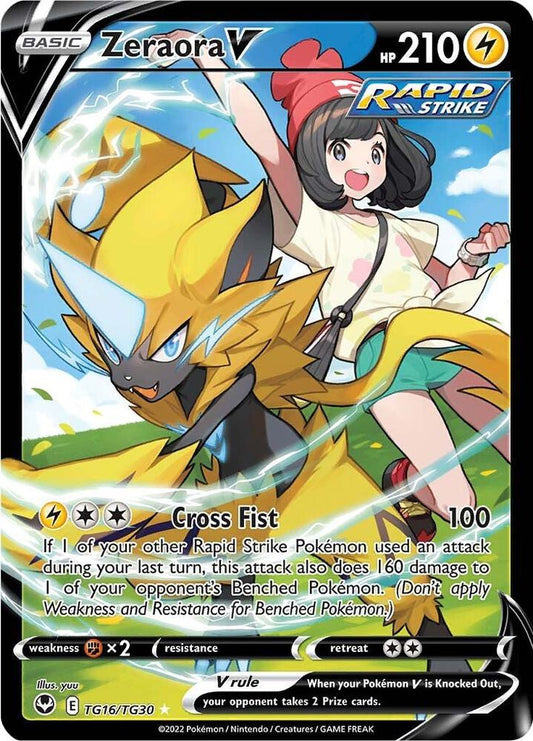Zeraora V | SWSH12: Silver Tempest Trainer Gallery #TG16/TG30