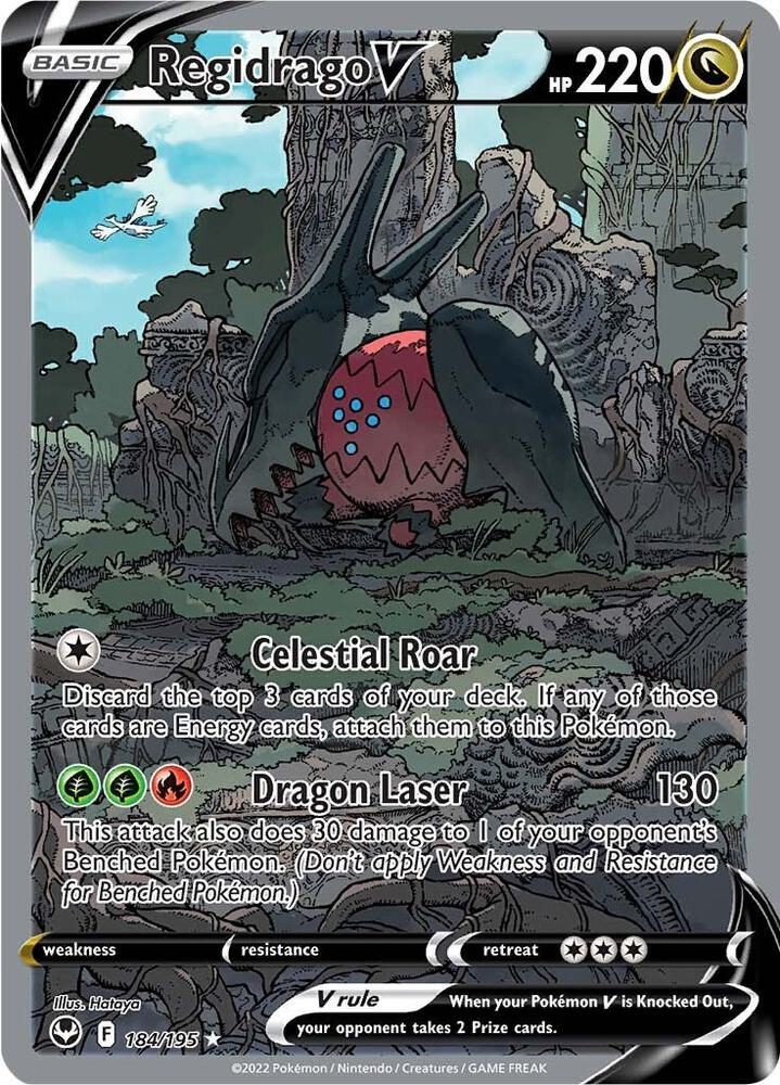 Regidrago V (Alternate Full Art) | SWSH12: Silver Tempest #184/195