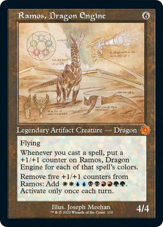 Ramos, Dragon Engine (Schematic) | The Brothers' War: Retro Frame Artifacts #110