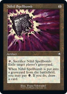 Nihil Spellbomb (Retro Frame) | Commander: The Brothers' War #152
