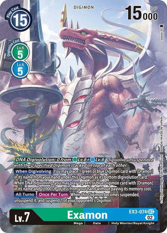 Examon (Alternate Art) | Draconic Roar #EX3-074 SEC