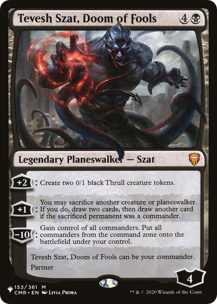 Tevesh Szat, Doom of Fools | The List Reprints #153/361