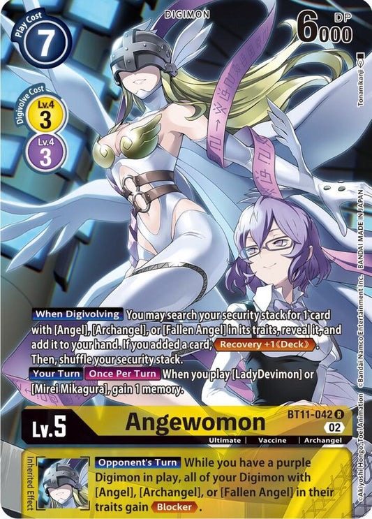 Angewomon (Alternate Art) | Dimensional Phase #BT11-042 R