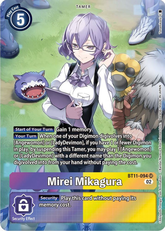 Mirei Mikagura (Alternate Art) | Dimensional Phase #BT11-094 SR