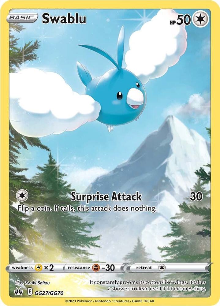 Swablu | SWSH: Crown Zenith: Galarian Gallery #GG27/GG70