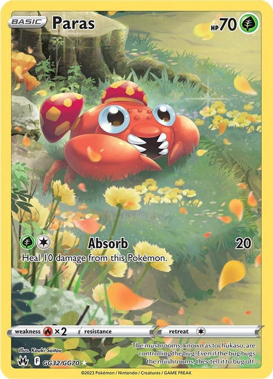 Paras | SWSH: Crown Zenith: Galarian Gallery #GG32/GG70
