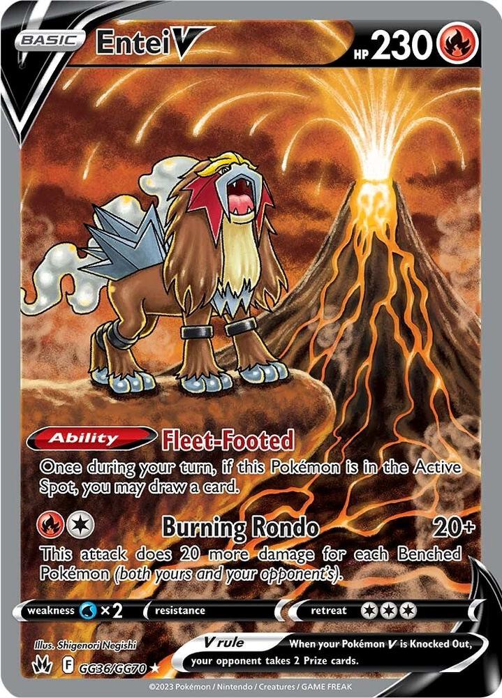 Entei V | SWSH: Crown Zenith: Galarian Gallery #GG36/GG70