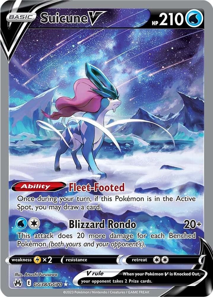 Suicune V | SWSH: Crown Zenith: Galarian Gallery #GG38/GG70
