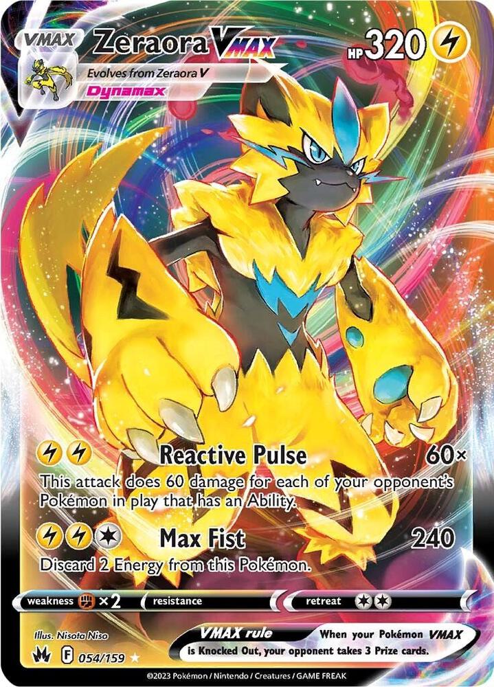 Zeraora VMAX | SWSH: Crown Zenith #054/159