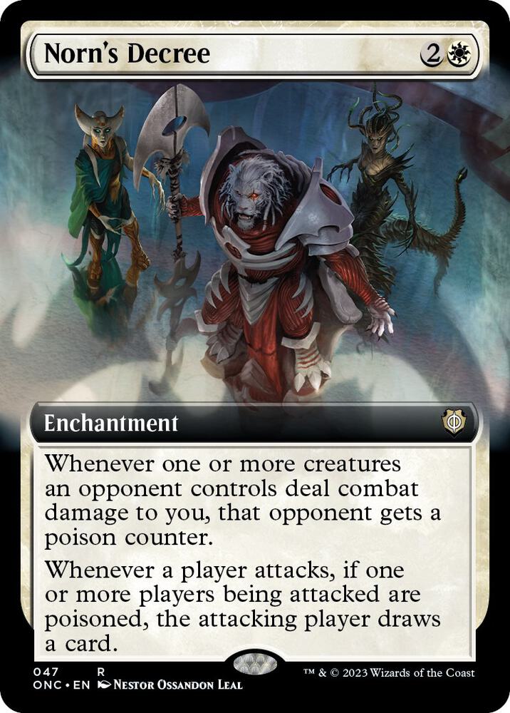 Norn's Decree (Extended Art) | Commander: Phyrexia: All Will Be One #47