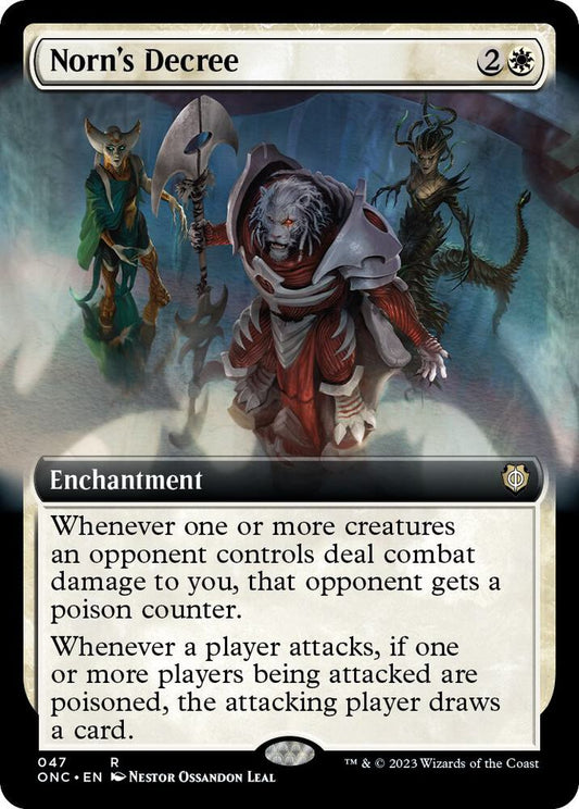 Norn's Decree (Extended Art) | Commander: Phyrexia: All Will Be One #47
