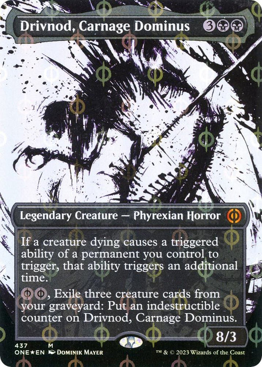 Drivnod, Carnage Dominus (Showcase) (Step-and-Compleat Foil) | Phyrexia: All Will Be One #437