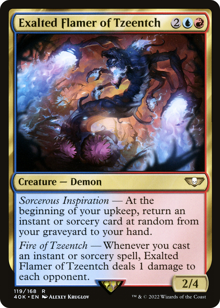 Exalted Flamer of Tzeentch | Warhammer 40,000 Commander #119