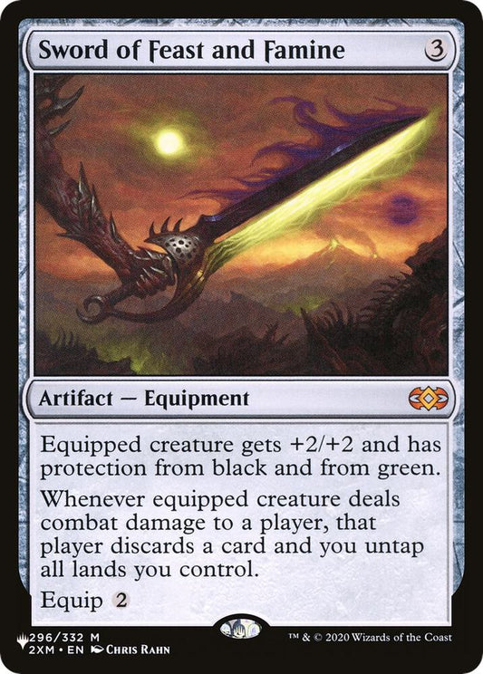 Sword of Feast and Famine | The List Reprints #296/332