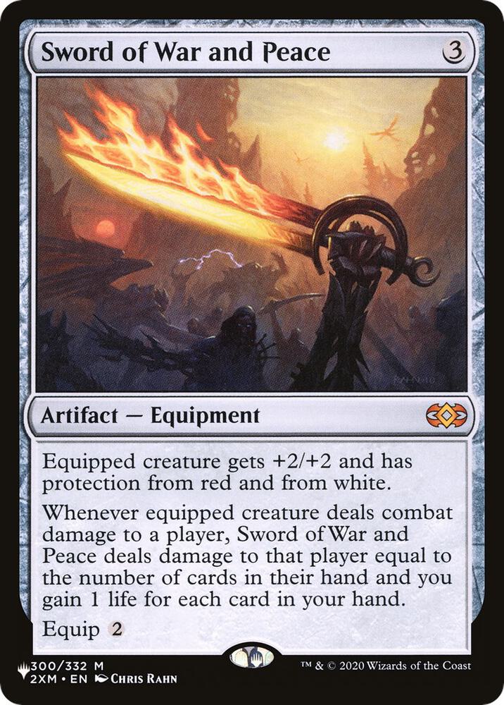 Sword of War and Peace | The List Reprints #300/332