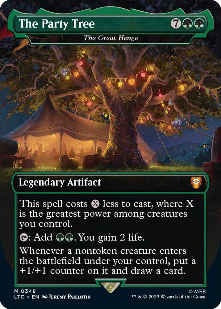 The Party Tree - The Great Henge (Borderless) | Commander: The Lord of the Rings: Tales of Middle-earth #348