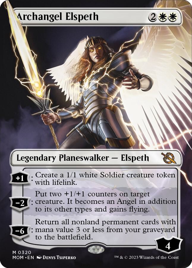 Archangel Elspeth (Borderless) | March of the Machine #320