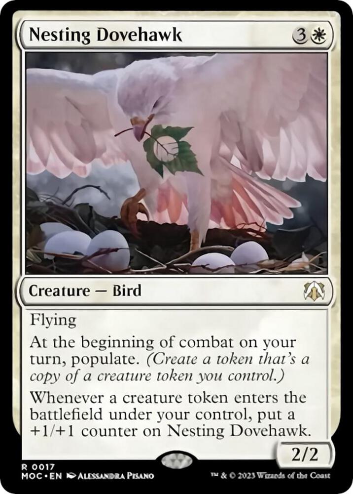 Nesting Dovehawk | Commander: March of the Machine #17