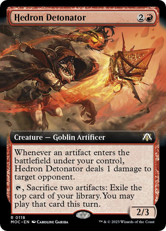 Hedron Detonator (Extended Art) | Commander: March of the Machine #118