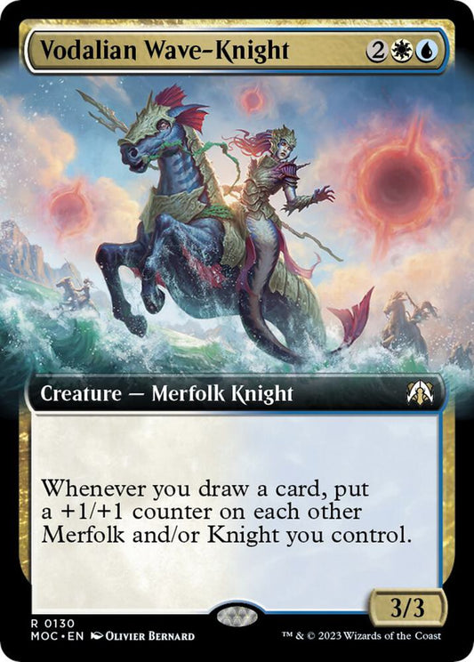 Vodalian Wave-Knight (Extended Art) | Commander: March of the Machine #130