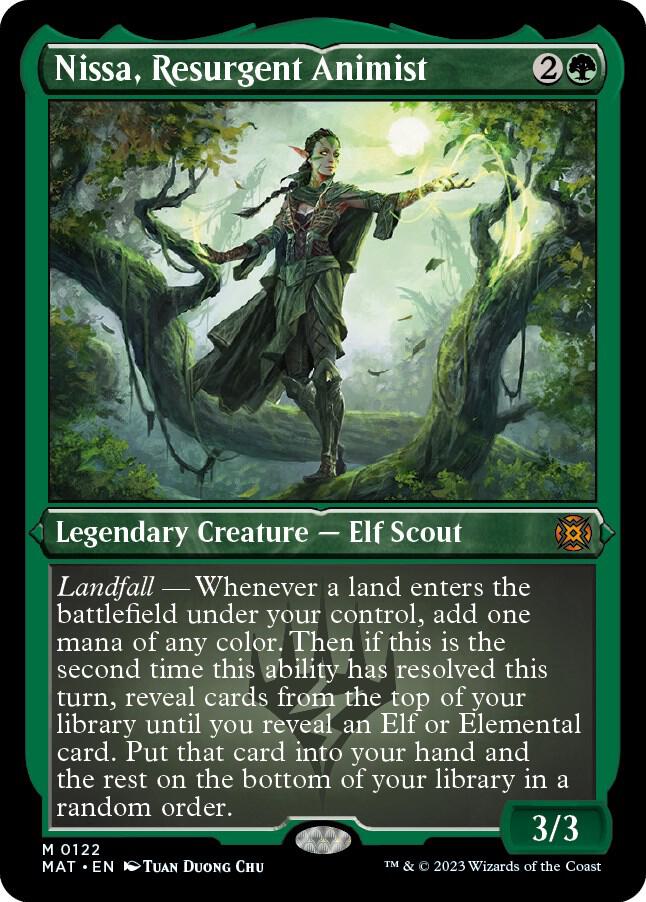 Nissa, Resurgent Animist (Foil Etched) | March of the Machine: The Aftermath #122
