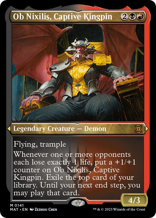Ob Nixilis, Captive Kingpin (Foil Etched) | March of the Machine: The Aftermath #141