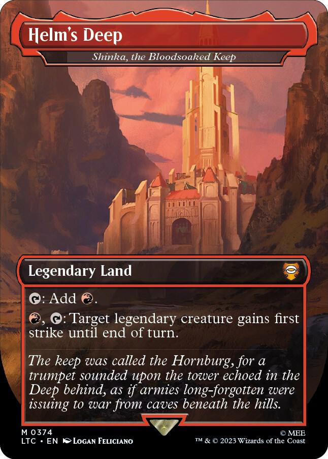 Helm's Deep - Shinka, the Bloodsoaked Keep | Commander: The Lord of the Rings: Tales of Middle-earth #374