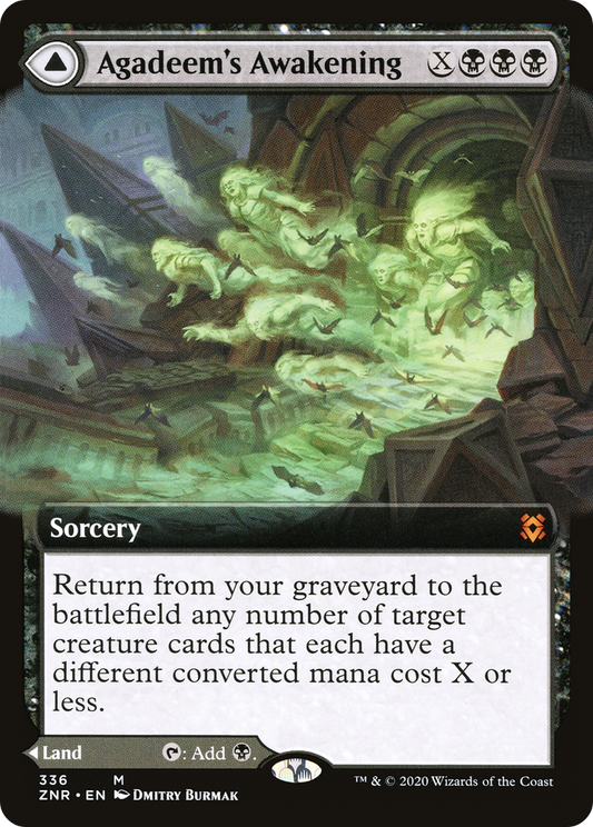 Agadeem's Awakening // Agadeem, the Undercrypt | Zendikar Rising #336