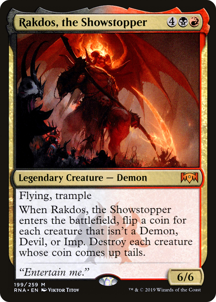 Rakdos, the Showstopper | Ravnica Allegiance #199 [foil]