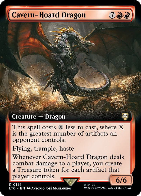 Cavern-Hoard Dragon (Extended Art) | Commander: The Lord of the Rings: Tales of Middle-earth #114