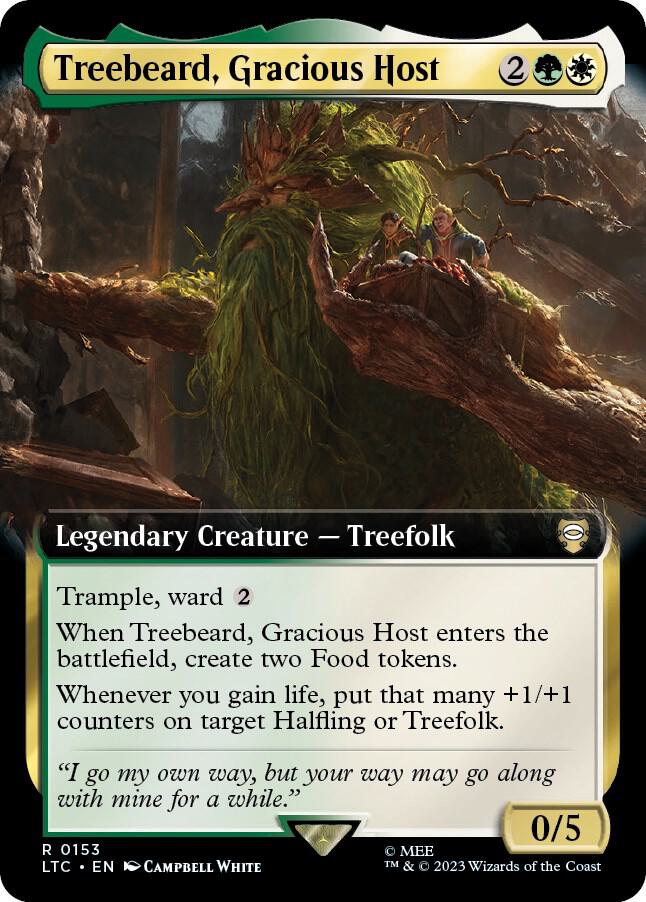 Treebeard, Gracious Host (Extended Art) | Commander: The Lord of the Rings: Tales of Middle-earth #153