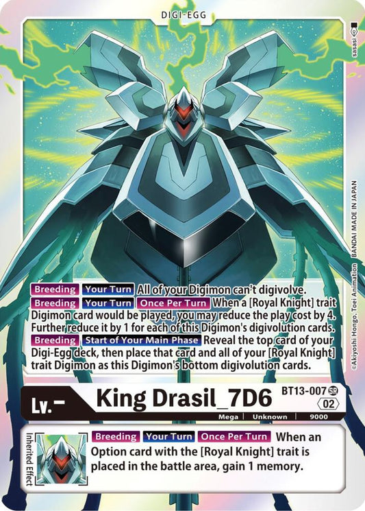 King Drasil_7D6 | Versus Royal Knights #BT13-007 SR